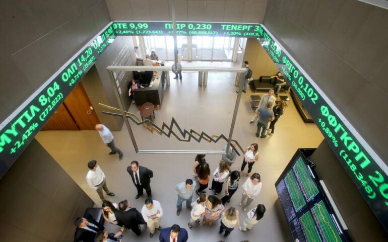 Σε θετική τροχιά το Χρηματιστήριο της Αθήνας