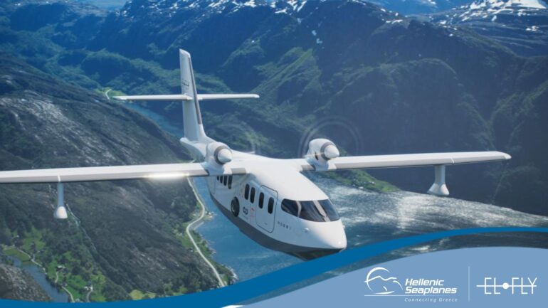 Hellenic Seaplanes: Συνεργασία με την Elfly Group για 10 ηλεκτροκίνητα υδροπλάνα