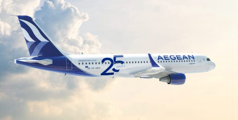 AEGEAN – Προχωρά στην παραγγελία επιπλέον 8 νέων  Airbus A321 neo