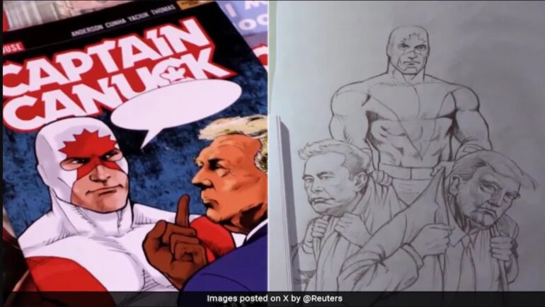 Ο Captain Canuck κατατροπώνει Τραμπ και Μασκ!