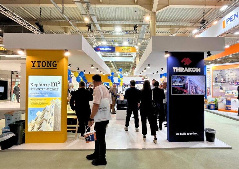 Η THRAKON-YTONG παρουσιάζει καινοτομίες σε κορυφαίες εκθέσεις του κλάδου