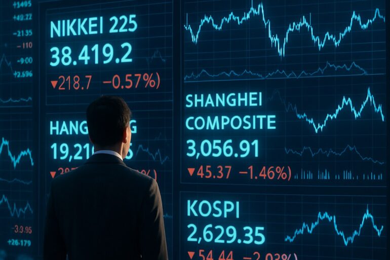 Μικτά πρόσημα στις ασιατικές αγορές με πιέσεις στις αμυντικές μετοχές λόγω γεωπολιτικών ανησυχιών