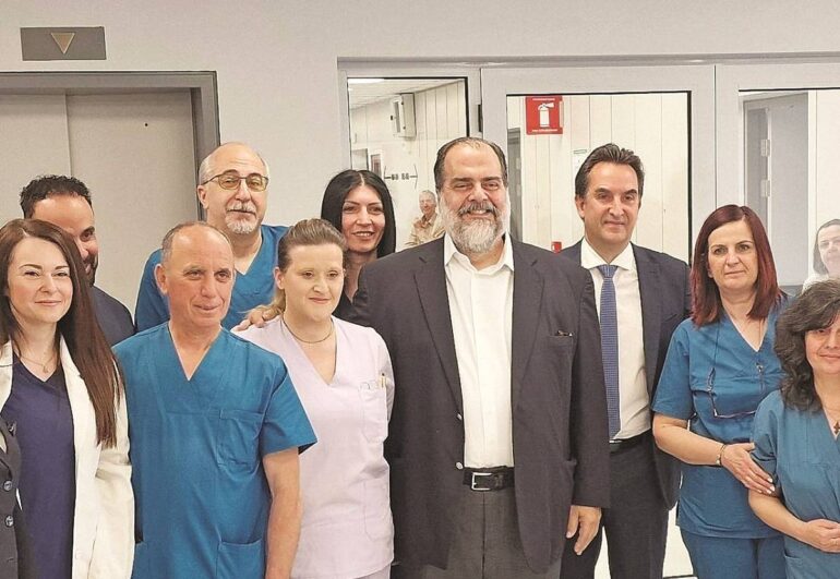 Δωρεά του Νικόλα Πατέρα σε πτέρυγα του Ευαγγελισμού