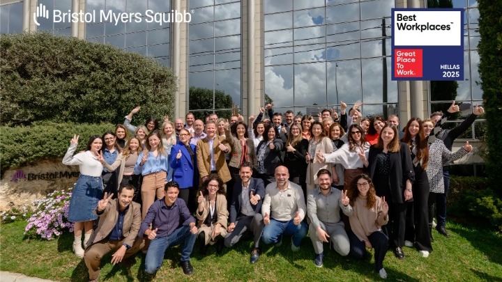 Κορυφαίο εργασιακό περιβάλλον για δεύτερη χρονιά η Bristol Myers Squibb