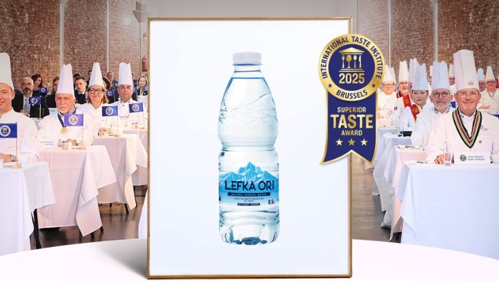 Διεθνής αναγνώριση για το κρητικό νερό «Λευκά Όρη» από το Taste Institute