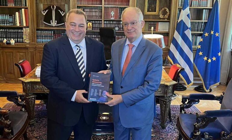 Η Τεχνητή Νοημοσύνη στο επίκεντρο συνάντησης Τασούλα – Στυλιανίδη