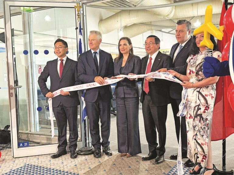 Εγκαινιάστηκε από τη Sichuan Airlines ο αεροπορικός δίαυλος Αθήνας – Τσενγκντού