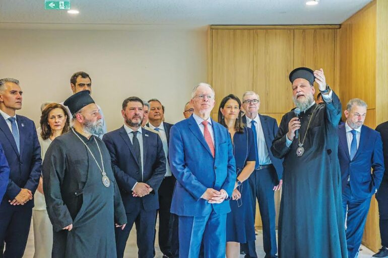 Επίσκεψη του Προέδρου της Δημοκρατίας στο υπό ανέγερση Ιωνικό Κέντρο