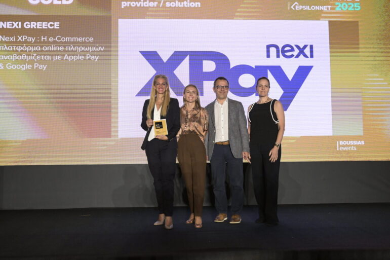 Χρυσό στα BITE Awards 2025 για τη Nexi Ελλάδος και τη Nexi XPay