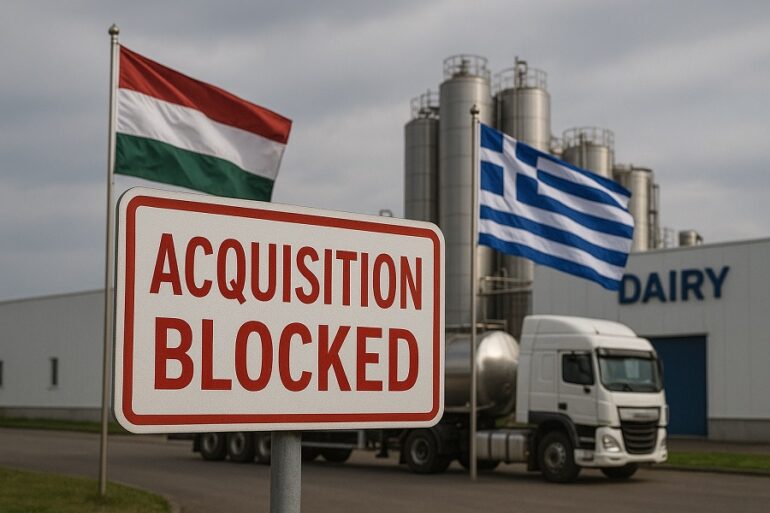 «Μπλόκο» της Ουγγαρίας στην εξαγορά της Alföldi Tej από την «Ελληνικά Γαλακτοκομεία»