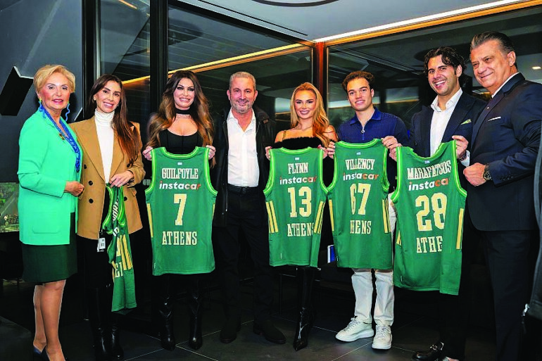 Παναθηναϊκός και AKTOR φιλοξένησαν την Κίμπερλι Γκίλφοϊλ στοΨ