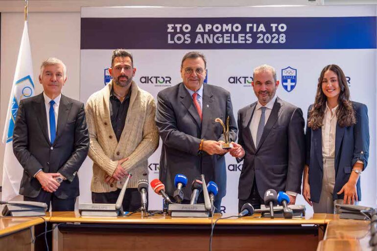 O Όμιλος AKTOR Χρυσός Χορηγός της Ελληνικής Ολυμπιακής Επιτροπής έως τους Ολυμπιακούς Αγώνες Los Angeles 2028