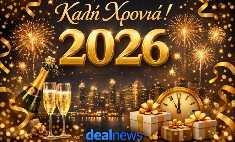 Η DEAL news σας εύχεται ένα ευτυχισμένο 2026