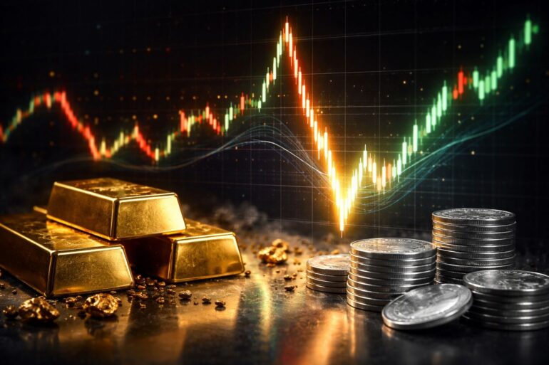 Χρυσός και ασήμι: Από το ράλι, στην πτώση και έπειτα στην έντονη αντίδραση